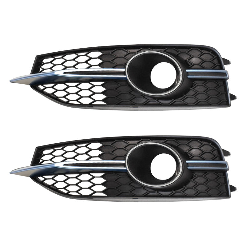 2009-2015 For Audi A7 S7 C7 Front Bumper Down Grille Honeycomb Style S line Fog Light Grilles