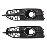 2009-2015 For Audi A7 S7 C7 Front Bumper Down Grille Honeycomb Style S line Fog Light Grilles
