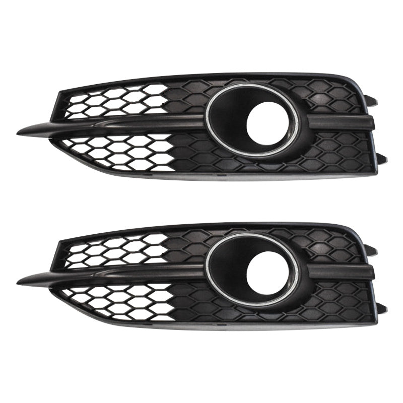 2009-2015 For Audi A7 S7 C7 Front Bumper Down Grille Honeycomb Style S line Fog Light Grilles