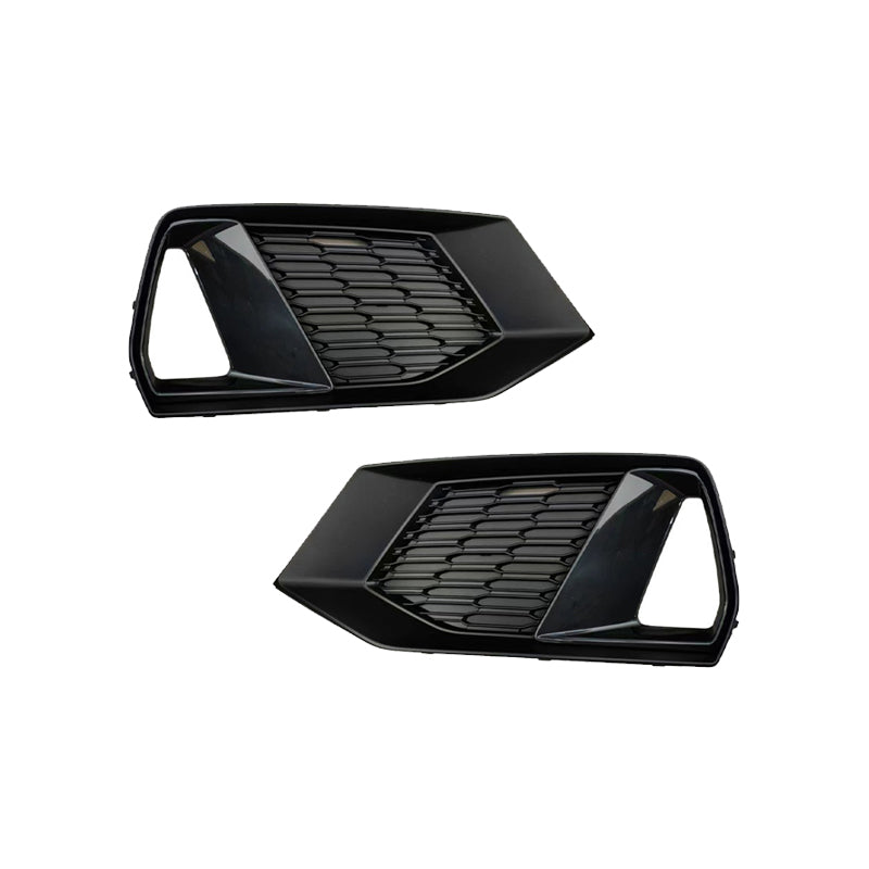 2019-2025 For Audi A7 S7 C8 Front Bumper Down Grille Honeycomb Style Fog Light Grilles