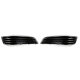 2011-2014 For Audi A8 D4 Front Bumper Down Grille Honeycomb Style Fog Light Grilles