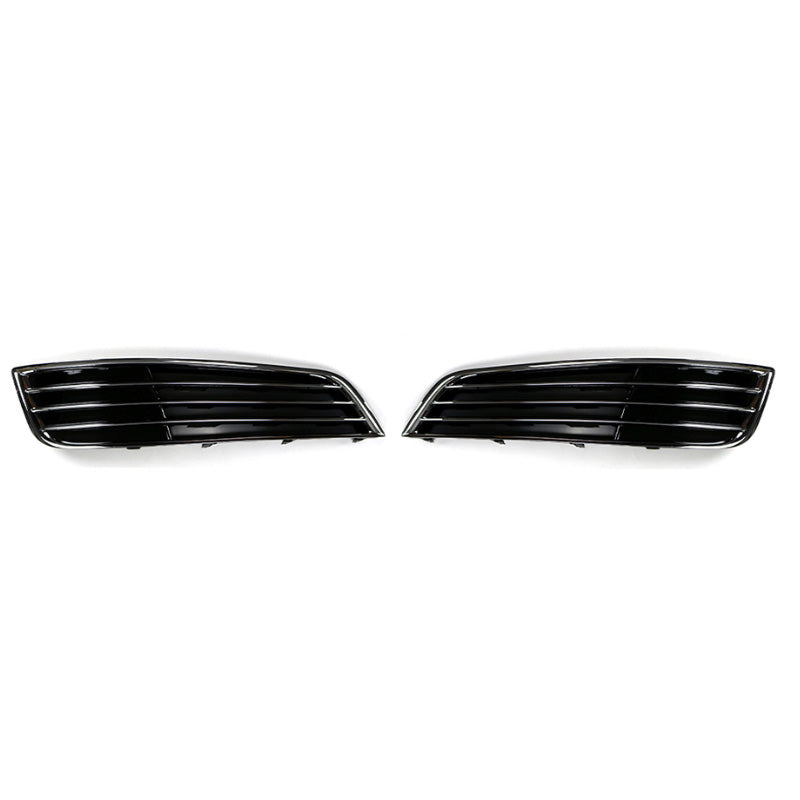 2011-2014 For Audi A8 D4 Front Bumper Down Grille Honeycomb Style Fog Light Grilles