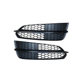 2015-2018 For Audi A8 S8 D4 PA Front Bumper Down Grille Honeycomb Style S line Fog Light Grilles