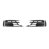 2019-2022 For Audi A8 S8 D5 Front Bumper Down Grille Honeycomb Style Fog Light Grilles