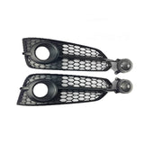 2015-2018 For Audi A8 S8 D4 PA Front Bumper Down Grille Honeycomb Style S line Fog Light Grilles