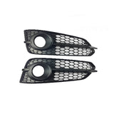2015-2018 For Audi A8 S8 D4 PA Front Bumper Down Grille Honeycomb Style S line Fog Light Grilles