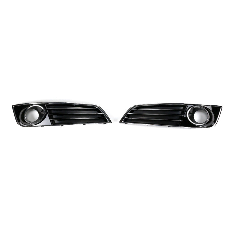 2011-2014 For Audi A8 D4 Front Bumper Down Grille Honeycomb Style Fog Light Grilles