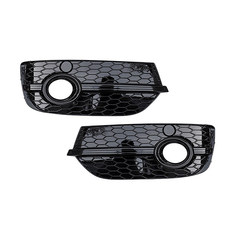 2013-2015 For Audi Q3 SQ3 8U Front Bumper Down Grille Honeycomb Style Fog Light Grilles