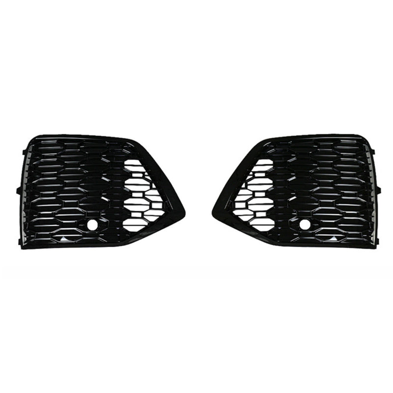 2022-2025 For Audi Q5 SQ5 B9.5 Front Bumper Down Grille Honeycomb Style S Line Fog Light Grilles