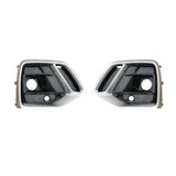 2022-2025 For Audi Q5 SQ5 B9.5 Front Bumper Down Grille Honeycomb Style S Line Fog Light Grilles