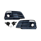 2019-2021 For Audi Q5 SQ5 B9 Front Bumper Down Grille Honeycomb Style S Line Fog Light Grilles