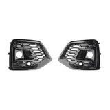 2022-2025 For Audi Q5 SQ5 B9.5 Front Bumper Down Grille Honeycomb Style S Line Fog Light Grilles