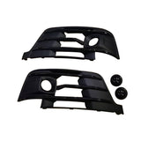 2016-2019 For Audi Q7 SQ7 4M Front Bumper Down Grille Honeycomb Style Fog Light Grilles