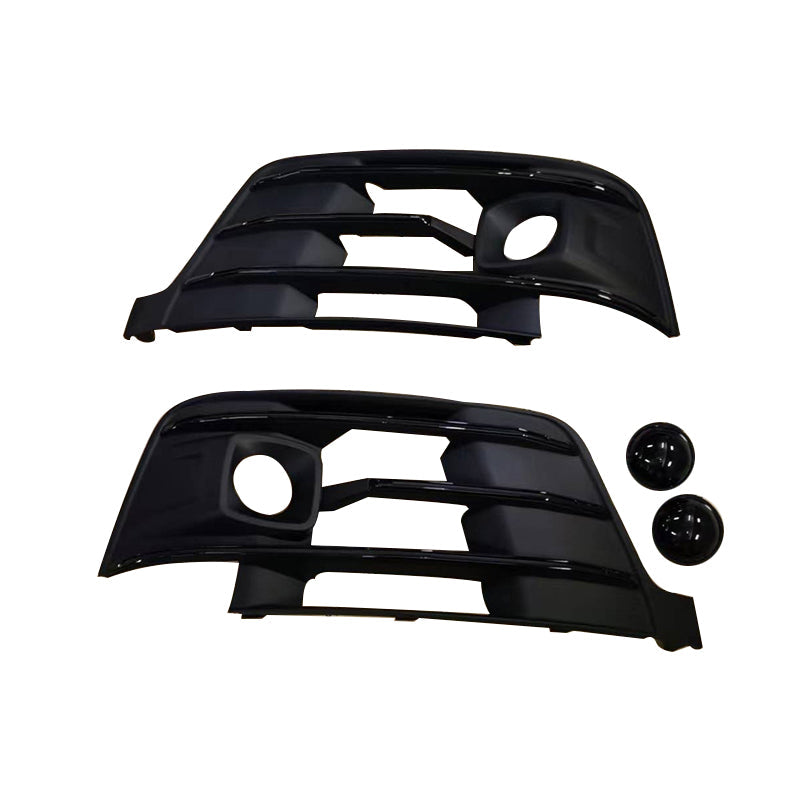 2016-2019 For Audi Q7 SQ7 4M Front Bumper Down Grille Honeycomb Style Fog Light Grilles