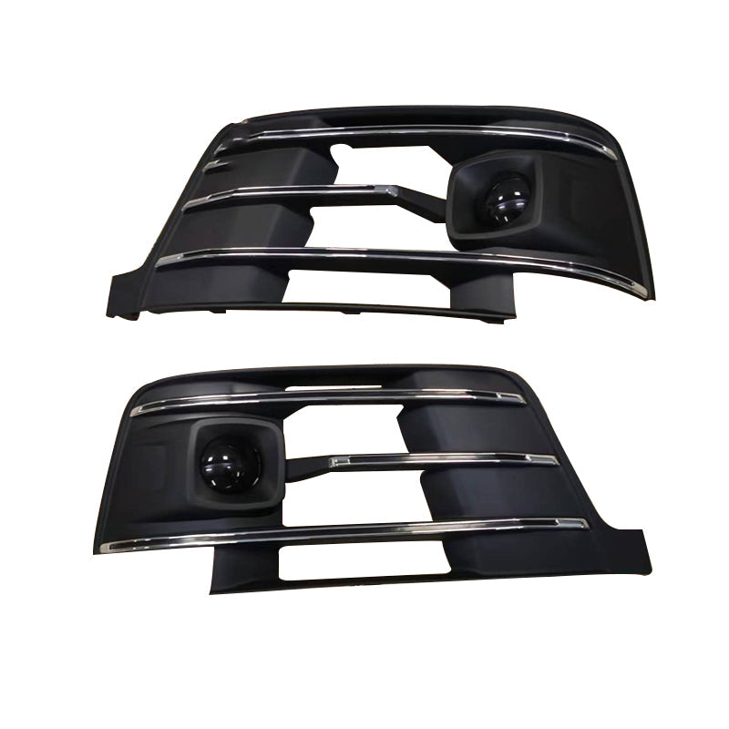 2016-2019 For Audi Q7 SQ7 4M Front Bumper Down Grille Honeycomb Style Fog Light Grilles
