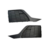 2020-2023 For Audi Q7 SQ7 4M.5 Front Bumper Down Grille Honeycomb Style Fog Light Grilles