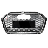 2017-2019 For Audi A3 S3 8V.5 RS3 Style Honeycomb Grille Carbon Fiber Style