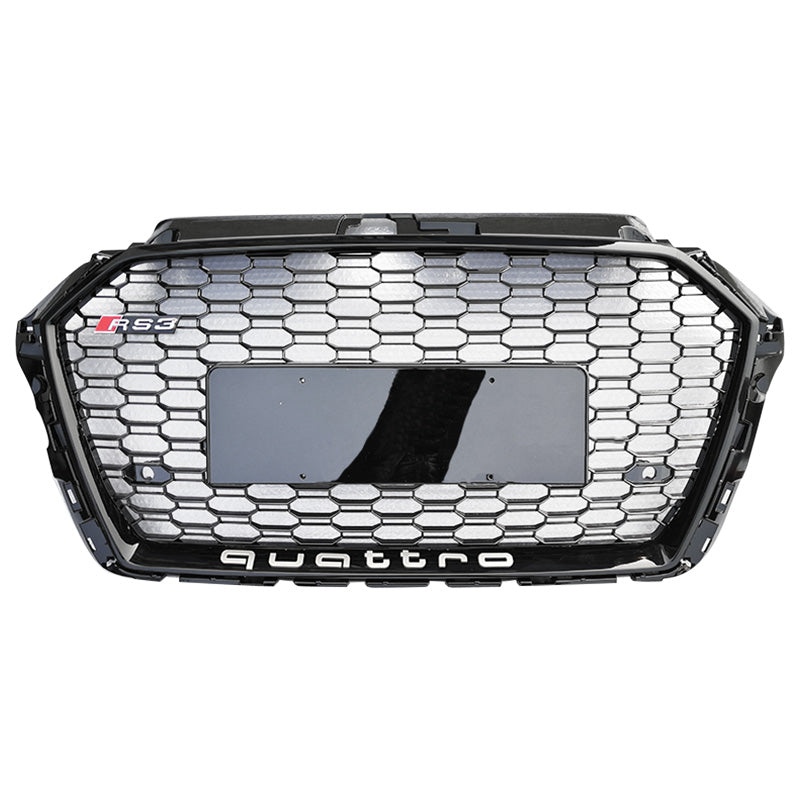 2017-2019 For Audi A3 S3 8V.5 RS3 Style Honeycomb Grille