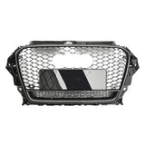 2013-2016 For Audi A3 S3 8V RS3 Style Honeycomb Grille with lower mesh