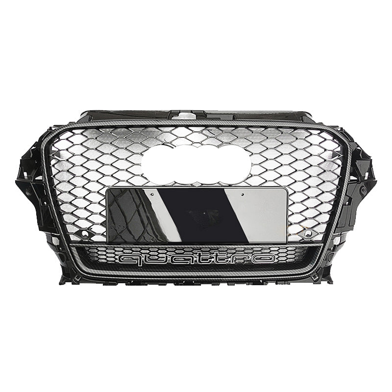 2013-2016 For Audi A3 S3 8V RS3 Style Honeycomb Grille with lower mesh