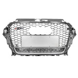 2013-2016 For Audi A3 S3 8V RS3 Style Honeycomb Grille with lower mesh