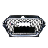 2013-2016 For Audi A3 S3 8V RS3 Style Honeycomb Grille with lower mesh