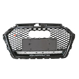 2017-2019 For Audi A3 S3 8V.5 RS3 Style Honeycomb Grille With Lower Mesh