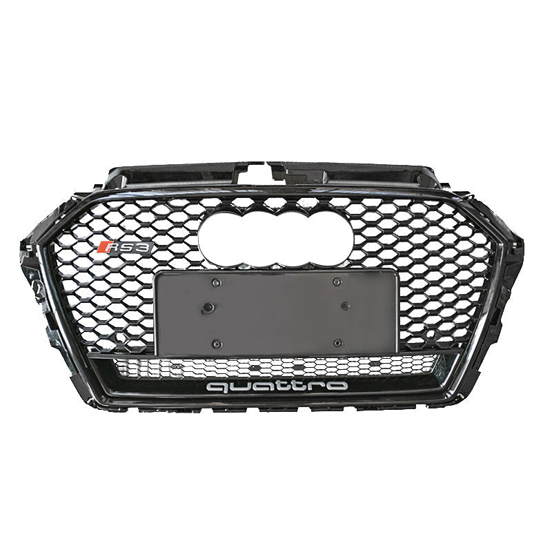 2017-2019 For Audi A3 S3 8V.5 RS3 Style Honeycomb Grille With Lower Mesh
