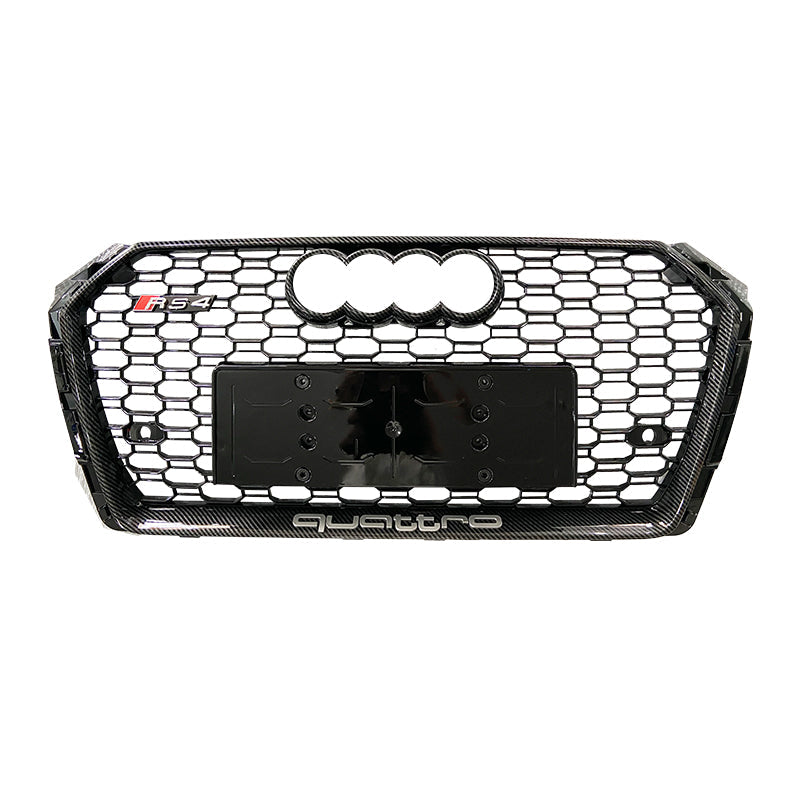 2017-2019 For Audi A4 S4 B9 RS4 Style Honeycomb Front Grille