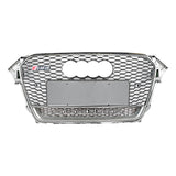 2013-2016 For Audi A4 S4 B8.5 RS4 Style Honeycomb Grille With Lower Mesh