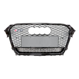 2013-2016 For Audi A4 S4 B8.5 RS4 Style Honeycomb Grille With Lower Mesh