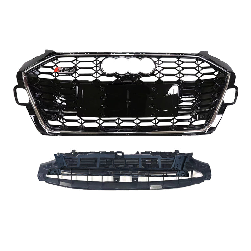 2020-2024 For Audi A4 S4 B9.5 Audi RS4 Honeycomb Grille