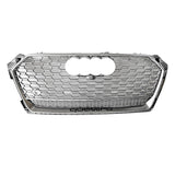 2017-2019 For Audi A5 S5 B9 RS5 Style Honeycomb Grille With Lower Mesh