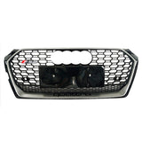 2017-2019 For Audi A5 S5 B9 RS5 Style Honeycomb Grille With Lower Mesh