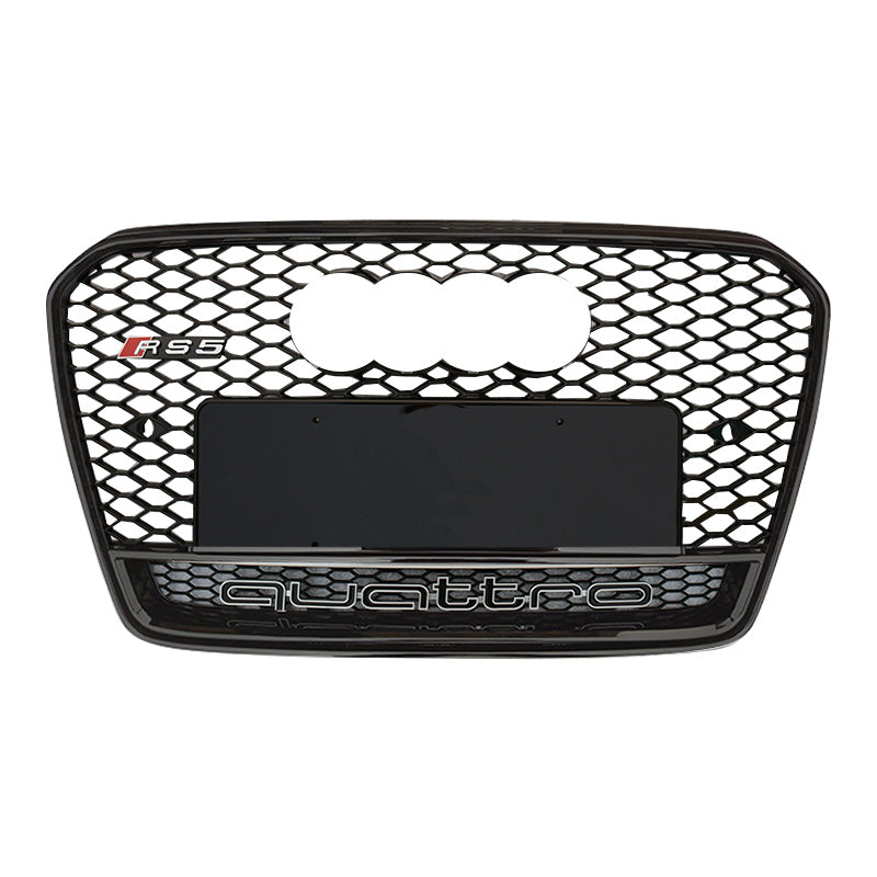 2012-2016 For Audi A5 S5 B8.5 RS5 Style Honeycomb Grille With Lower Mesh