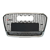 2012-2016 For Audi A5 S5 B8.5 RS5 Style Honeycomb Grille With Lower Mesh