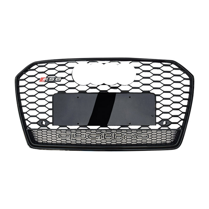 2016-2018 For Audi A6 S6 C7.5 RS6 Honeycomb Grille With Lower Mesh