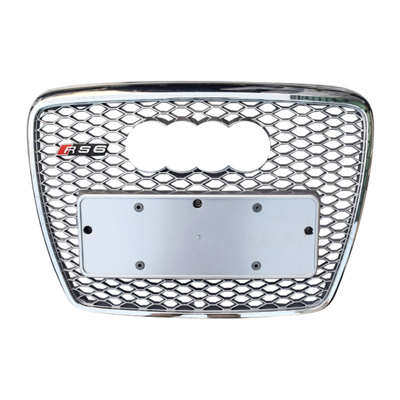 2009-2011 For Audi A6 S6 C6 RS6 Style Honeycomb Grille