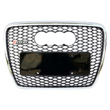 2009-2011 For Audi A6 S6 C6 RS6 Style Honeycomb Grille