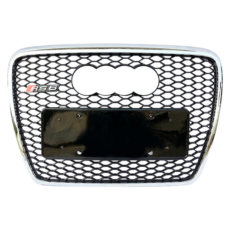 2009-2011 For Audi A6 S6 C6 RS6 Style Honeycomb Grille