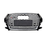 2016-2019 For Audi Q3 SQ3 8U.5 RSQ3 Style Honeycomb Grille With Lower Mesh