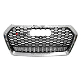 2019-2021 For Audi Q5 SQ5 B9 RSQ5 Honeycomb Grille With Lower Mesh