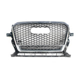 2013-2018 For Audi Q5 SQ5 8R.5/B8.5 RSQ5 Honeycomb Grille With Lower Mesh