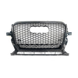 2013-2018 For Audi Q5 SQ5 8R.5/B8.5 RSQ5 Honeycomb Grille With Lower Mesh