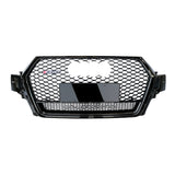 2016-2019 For Audi Q7 SQ7 4M RSQ7 Honeycomb Grille With Lower Mesh