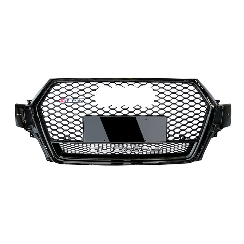 2016-2019 For Audi Q7 SQ7 4M RSQ7 Honeycomb Grille With Lower Mesh