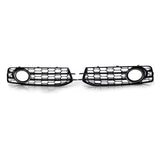 2008-2012 For Audi A3 S3 8P.5 8PA Front Bumper Down Grille Honeycomb Style Honeycomb Fog Light Grilles