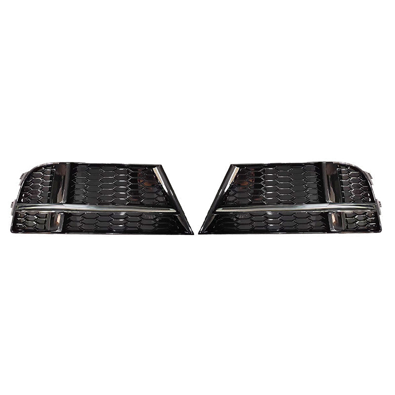 2017-2019 For Audi A3 S3 8V.5 Front Bumper Down Grille Honeycomb Style S line Fog Light Grilles