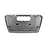 2009-2015 For Audi A7 S7 C7 RS7 Style Honeycomb Grille With Lower Mesh