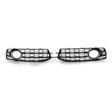 2008-2012 For Audi A3 S3 8P.5 8PA Front Bumper Down Grille Honeycomb Style Honeycomb Fog Light Grilles